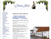 Tablet Screenshot of detfranskehus.dk